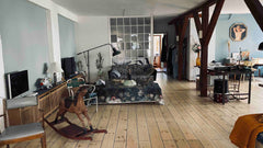 Amazing huge beautiful stylish artist-space!<br />Imagine a New York open space  Copenhagen, Denmark Amazing NewYork Artistic space in Central Nørrebro Private room in rental unit vacation rental 40482516