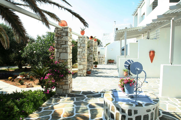 In a picturesque setting on a small hill overlooking the Aegean Sea this small f Paros, Greece Family Getaway, Lush Colourful Garden Entire rental unit vacation rental 2907157