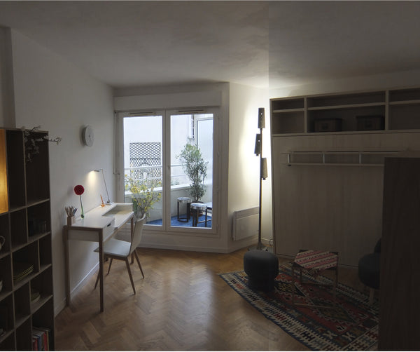 At metro Gobelins, a newly equipped studio of 22m2 with a terrace on an quiet su Caen, France A modern studio  in the 13eme Entire rental unit vacation rental 4931042