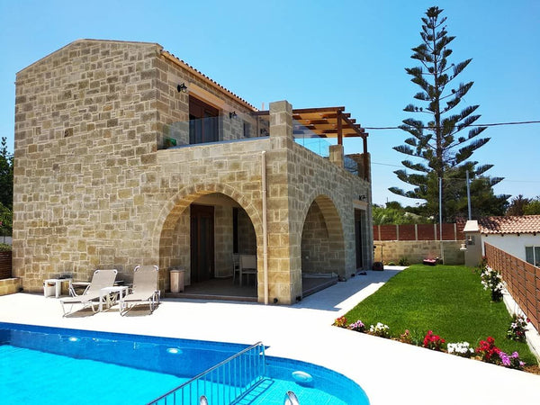 Villa Katerina is located in Agia Marina Chania just opposite the church of Sant Chania, Greece Villa Katerina with sea view Entire villa vacation rental 24414933