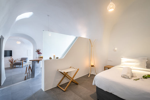 Newly renovated traditional cave house with a modern touch, situated in Fira, an Greece Veneston Suites, Lina Cycladic home vacation rental 36726450