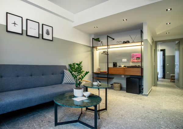 Located in a quiet pedestrian way at the outskirt of the lively Exachia neighbor GR PAME Paradiso - Exarcheia - Suite Room in boutique hotel vacation rental 40321433