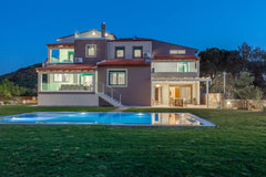 Set in an idyllic location, above the famous resorts of Lygaria and Agia Pelagia  Villa Ourania with pool & sea view, sleeps 24+ Entire home vacation rental 34752110