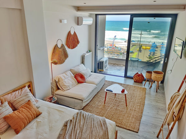 Akasha |boho living studios are beautiful mediterranean feeling seaview apartmen Rethimnon, Greece Akasha | Executive Seaview studio Entire rental unit vacation rental 43649744