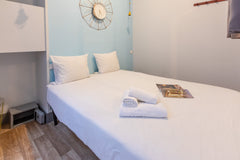 "My accommodation is located in the heart of the ""Le Marais"", which correspond  Hôtel de Ville - Musée Pompidou 25: apt. for 4 Entire rental unit vacation rental 21878312