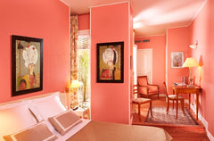Large room for up top 3 persons with private patio,  located in a small and cosy Paris, France ROOM WITH PRIVATE PATIO NEXT TO THE LOUVRE MUSEUM Room in boutique hotel vacation rental 13568339