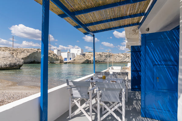 Almera Boat House is one of the most privileged Boat Houses since it has direct  Nea Ionia, Greece Almera Sea View Boat House Cycladic home vacation rental 35392313