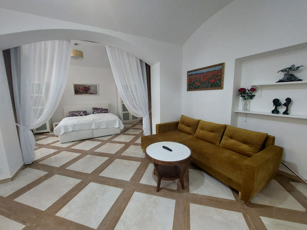 This bellow street level appartment is located near the city centre in the busy  Prague, Czechia Studio near city centre in Prague Entire condo vacation rental 655821179763661897