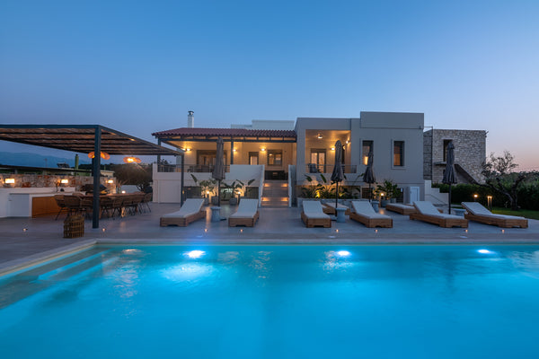 Villa Aviana is located in a quiet neighborhood in Gerani, just outside of Plata Chania, Greece Quite Villa Aviana, garden, pool, BBQ, jacuzzi Entire villa vacation rental 605551206731725706
