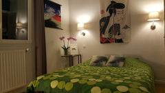 Chambre d'amis confortable et très lumineuse avec salle de bain privée, dans not Lyon, France Chambre avec salle de bain privée Private room in rental unit vacation rental 9222055