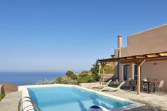 A newly build residence with pool and exquisite sunset views, surrounded with ty  Pool House-Peach sunsets have never felt better Cycladic home vacation rental 33382650