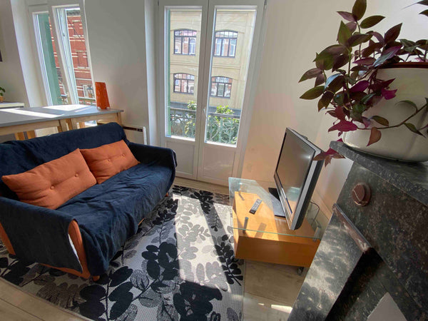Private apartment with 1 bedroom in a little house. <br /><br />On 1st floor, on Brussels, Belgium Bright apartment with balcony near South station Entire rental unit vacation rental 664583229712184341