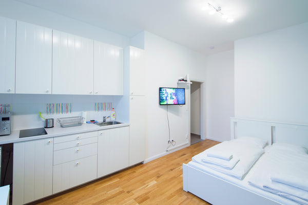 New apartment is ideally located in the city center (300 m from Wenceslas square Prague, Czechia AT WENCESLAS SQUARE Cozy studio id: (74) Entire rental unit vacation rental 39767088