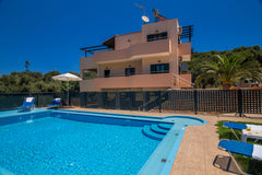 Built in 2008, the villa has been designed so as all rooms have a balcony or ter Chania, Greece 2 floor villa, panoramic view of area of Almyrida Entire villa vacation rental 17523342
