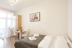 We are offering beautiful, modern, cozy apartments in a city center. The flat wa  Friendly apartments in Prague + Balcony #31 Entire rental unit vacation rental 40487073