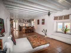 A large open plan studio apartment with amazing sea views to Tinos island and th Mikonos, Greece Lilly's seaview apartment - above Mykonos town Entire guest suite vacation rental 44497260