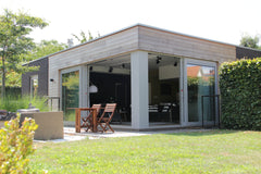 The guesthouse consists of 1 bedroom - kitchen - living area- toilet - bathroom. Ghent, Belgium Modern gardenhouse (80m²) with terrace and garden Entire guesthouse vacation rental 14541530