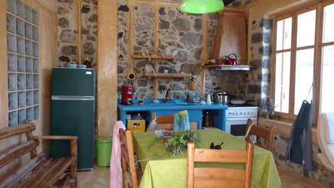 A semi traditional cosy and cool, lightfull and colorfull house into the village Heraklion, Greece Malles Cottage Earthen home vacation rental 20815819