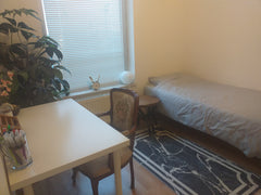 Superbe chambre avec belle vue sur la ville et le stade Edmond machten. <br />Vo  Superbe chambre avec salle de douche privative Private room in condo vacation rental 53559024