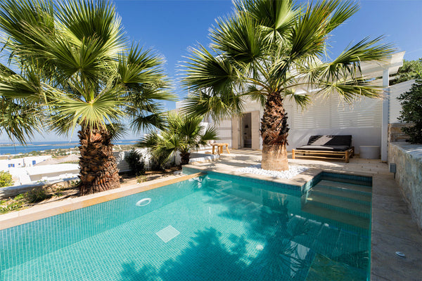 This suite features a balcony, seating area private pool and hot tub.<br /><br /  Anna Platanou Private Pool Exclusive Suite SeaView Room in boutique hotel vacation rental 28491971