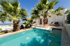 This suite features a balcony, seating area private pool and hot tub.<br /><br /  Anna Platanou Private Pool Exclusive Suite SeaView Room in boutique hotel vacation rental 28491971
