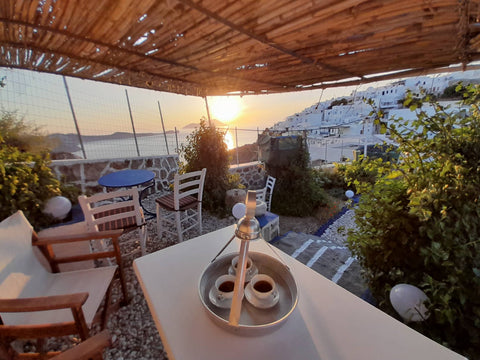 Relax and enjoy the unique, breathtaking view from our traditional Cycladic hous  Mamos Sunset House Plaka Cycladic home vacation rental 633112611375188040