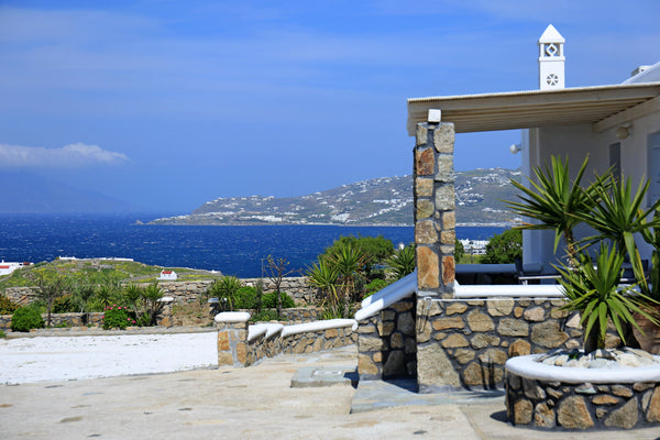 My Property is a modern style with a touch of traditional  Cyclades decoration n Greece Cozy traditional house Up to 10 guest+Center+Beach Cycladic home vacation rental 32344978