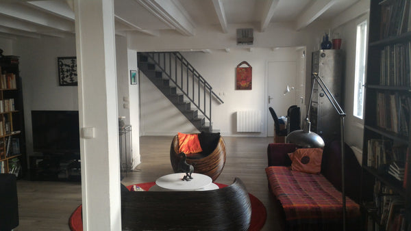 Our 2 storey flat is located in a very lively area. Lots of trendy shops, restau Paris, France 3 bedrooms Duplex, Canal St Martin Entire rental unit vacation rental 5669149