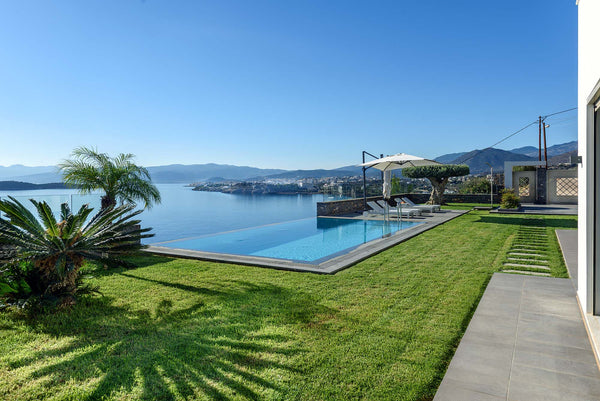 Bay View Villa is a beautiful stylish villa built on a hillside between the town Agios Nikolaos, Greece Bay View Villa in Agios Nikolaos Entire villa vacation rental 10849039