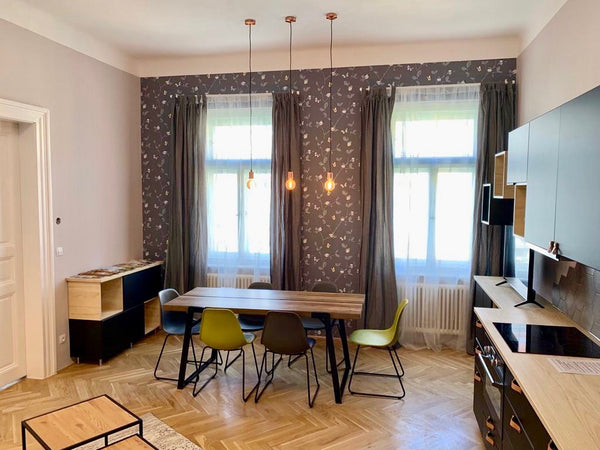 Completely new two bedrooms apartment with the balcony located in a wonderful ne Prague, Czechia Stunning new 2 bedrooms apt. in Prague centre Entire rental unit vacation rental 36120054