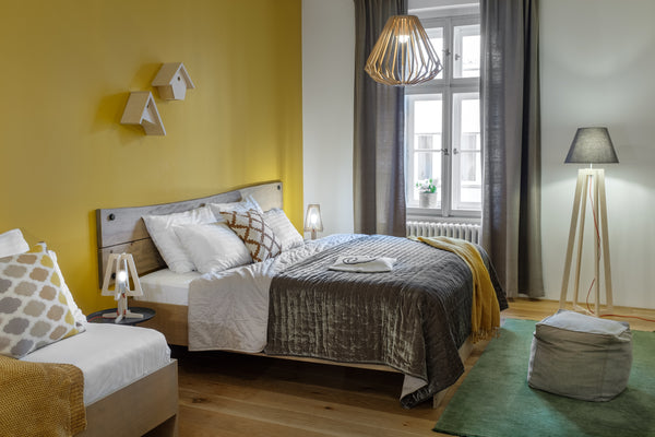 Come stay in this spacious apartment with large windows, all styled in natural d Prague, Czechia Deluxe One Bedroom Apartment in City Centre Room in boutique hotel vacation rental 32034198