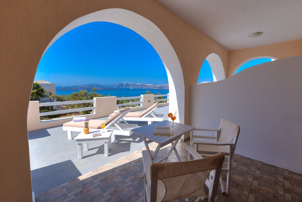 AKROTIRI APARTMENTS is built with respect to traditional local architecture and  Greece Apartment with Caldera and Volcano view 2(Jacuzzi) Entire rental unit vacation rental 13295271