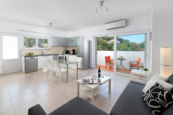 The apartment is situated on the 3rd floor of a building of apartments (elevator Rhodes, Greece The Melhouse cozy apartment near the sea Entire rental unit vacation rental 18307520