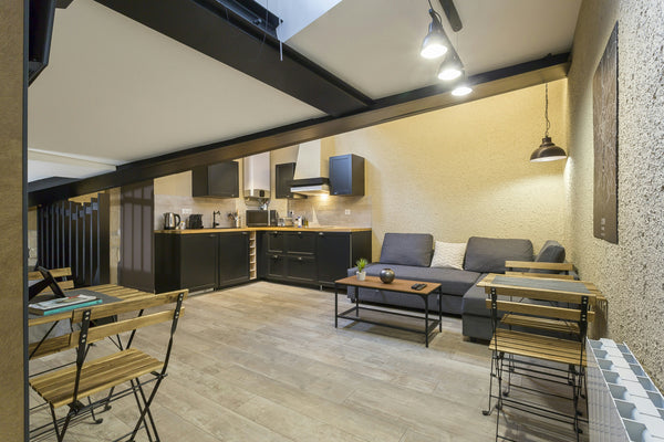 Vous allez apprécier le charme de ce petit loft 