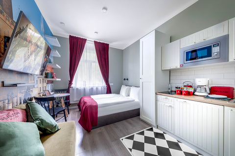 Ультрамодное жилье для незабываемой поездки. Prague, Czechia Modern Studio for 2 Room in aparthotel vacation rental 620583975963527529