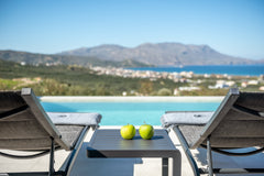 The search for a quiet luxury getaway for your vacation is over! These brand new Chania, Greece Villa Kallos & Phos, stunning view, pool, BBQ Entire villa vacation rental 605514055116202873