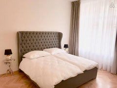 Comfortable and spacious apartment with big windows and a lot of natural light.  Prague, Czechia G'OLD ART Studio Apartment with balcoony Entire rental unit vacation rental 34194299
