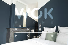 Wok rooms are 5 signature rooms, designed by creative studio Brainjuice, inspire Ixelles, Belgium Blue Moon: Small Design Room, Perfect Location Entire guesthouse vacation rental 19447452