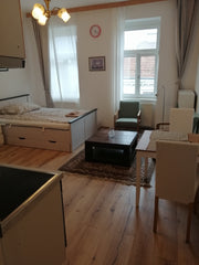 Es ist eine Altbauwohnunh in einem Jahrhundertwende Haus auf 3.Stock mit einem L Vienna, Austria wohnen bei Stadthalle Entire condo vacation rental 51462011