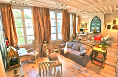 From the windows of our charming one bedroom hosting two to four guests, admire  Paris, France FANTASTIC VIEW ON NOTRE DAME, ABELARD Entire rental unit vacation rental 11162805