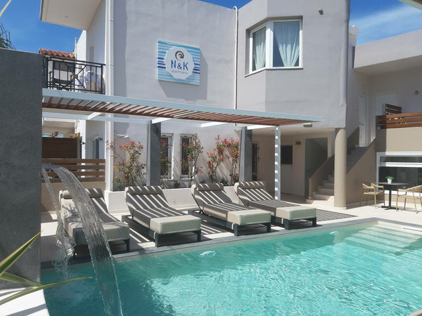 NK apartment is located on Platanos, a village just 5 minutes from Falassarna be Chania, Greece N&K 
