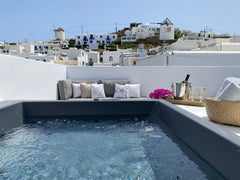 A two-bedroom newly renovated penthouse in the center of Mykonos town. Convenien  Mykonos 22, Superb Town Penthouse with Jacuzzi Spa Cycladic home vacation rental 48355709