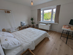 Ik verhuur mijn tweede slaapkamer aan toeristen en toevallige passanten. Ik woon Belgium Privekamer in appartement aan Citadelpark Private room in condo vacation rental 52463385
