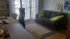 Grand studio lumineux et calme au bord du Canal, côté cour du Quai de Loire, aux Paris, France Grand studio aux bords du Bassin de la Villette Entire rental unit vacation rental 19976263