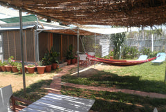 Hidden behind a wall of green fence, in a large open plot, you can find this pri Maleme, Greece Glamping - tented cabin in Chania, Crete Hut vacation rental 13524014