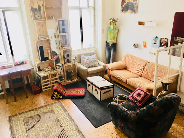 three big rooms (20m2+) with a kingsized bed in each, small living room, big kit Vienna, Austria 110m2 FLAT WITH BALCONY Entire rental unit vacation rental 26834838