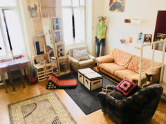 three big rooms (20m2+) with a kingsized bed in each, small living room, big kit Vienna, Austria 110m2 FLAT WITH BALCONY Entire rental unit vacation rental 26834838