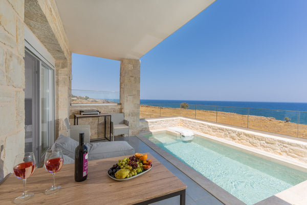 Be enticed by this newly built and unique seaside estate. It offers the ultimate Rethimnon, Greece Sofia Suite, a seafront hideaway ! Entire rental unit vacation rental 549694287838819876