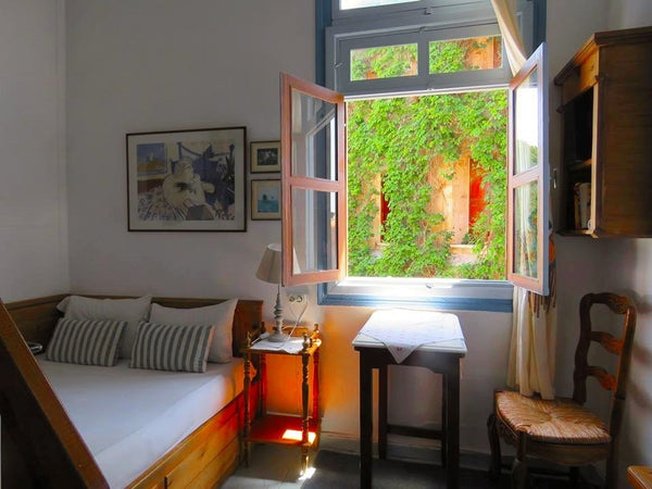This cozy room is one of the 8 rooms of a  700 year old building with a Venetian Greece Lovely room in a historical building with view Room in boutique hotel vacation rental 27238858