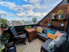 Penthouse apartment in two floors with private rooftop terrace and full view of  Denmark New Yorker penthouse with private rooftop terrace Entire rental unit vacation rental 44377700